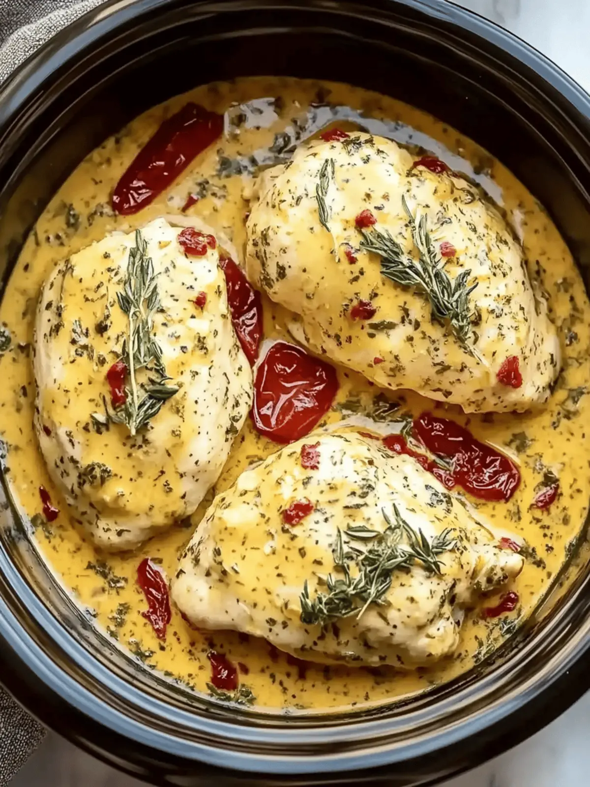 Dump & Go Crockpot Marry Me Chicken