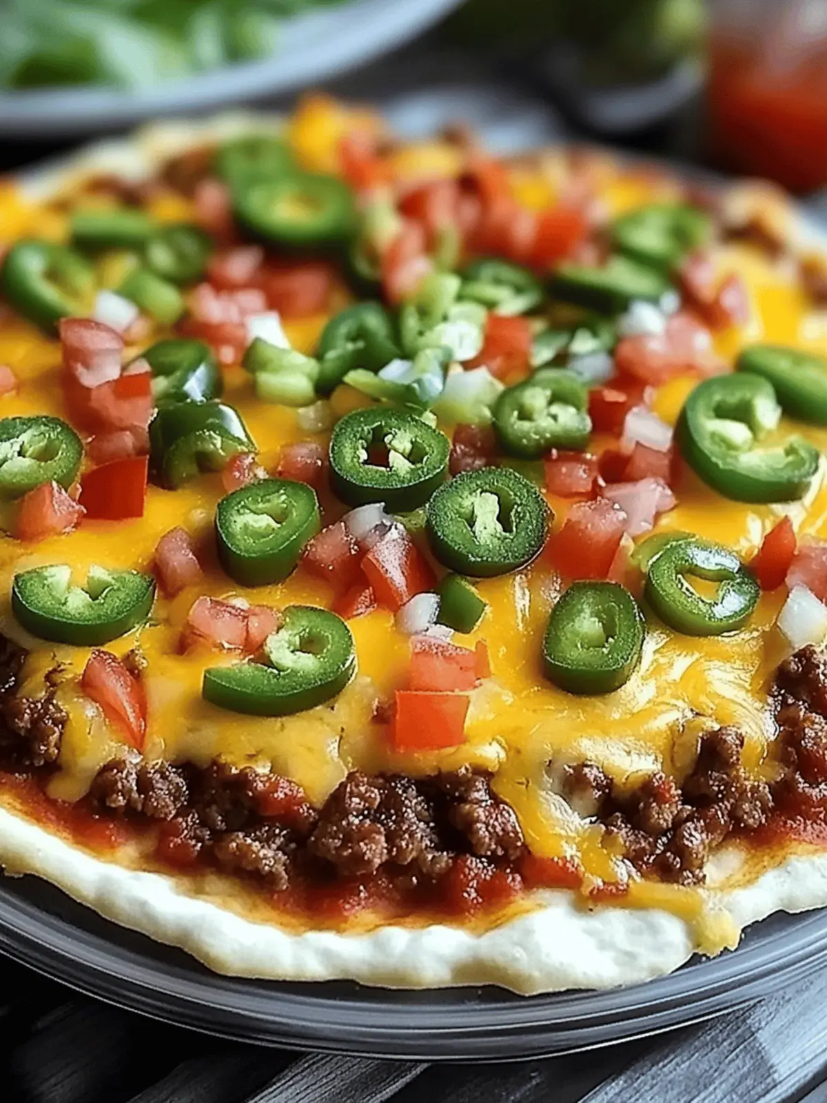 Homemade Mexican Pizza