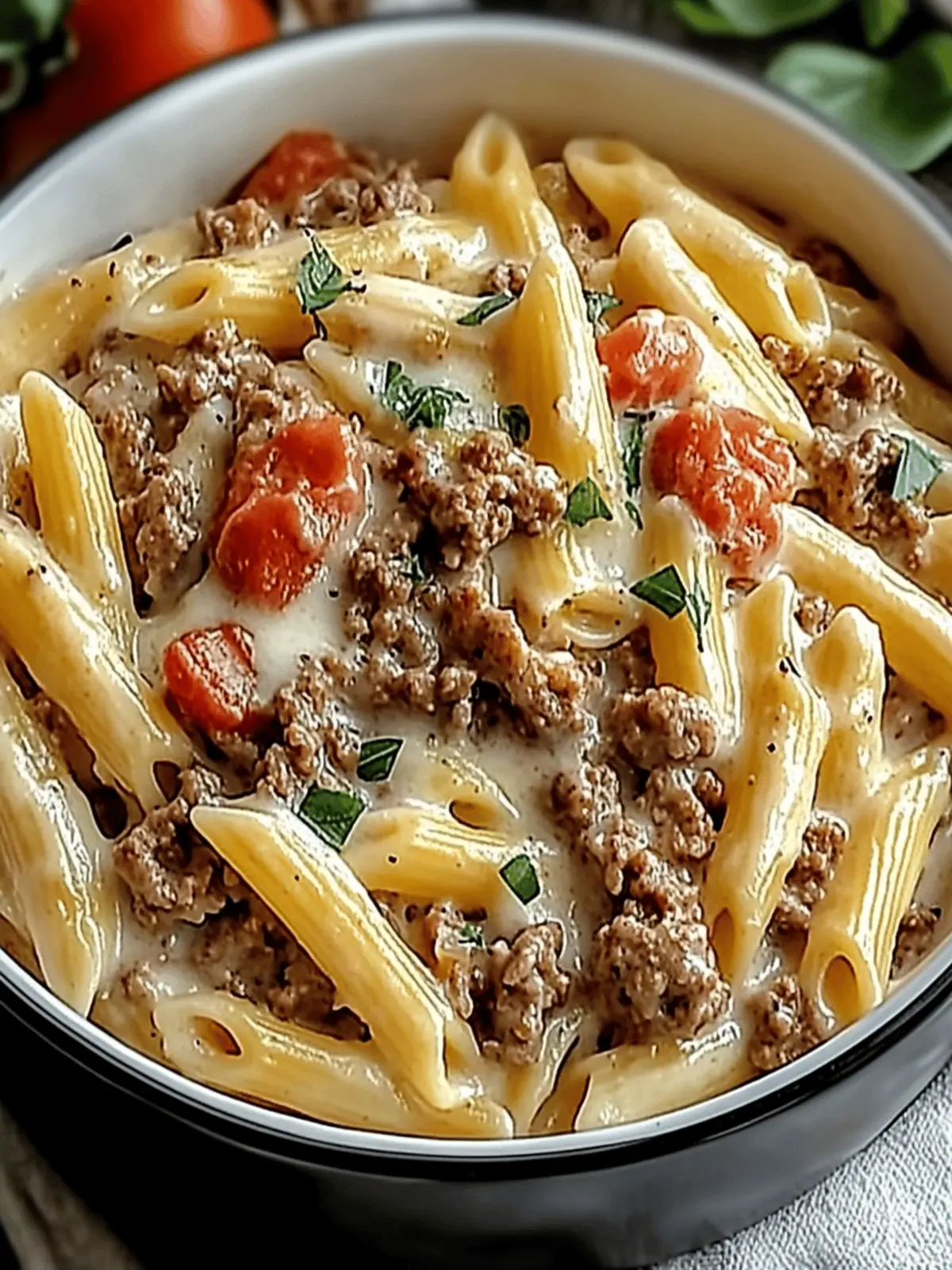 Creamy Rotel Pasta with Ground Beef for Cozy Weeknight Dinners