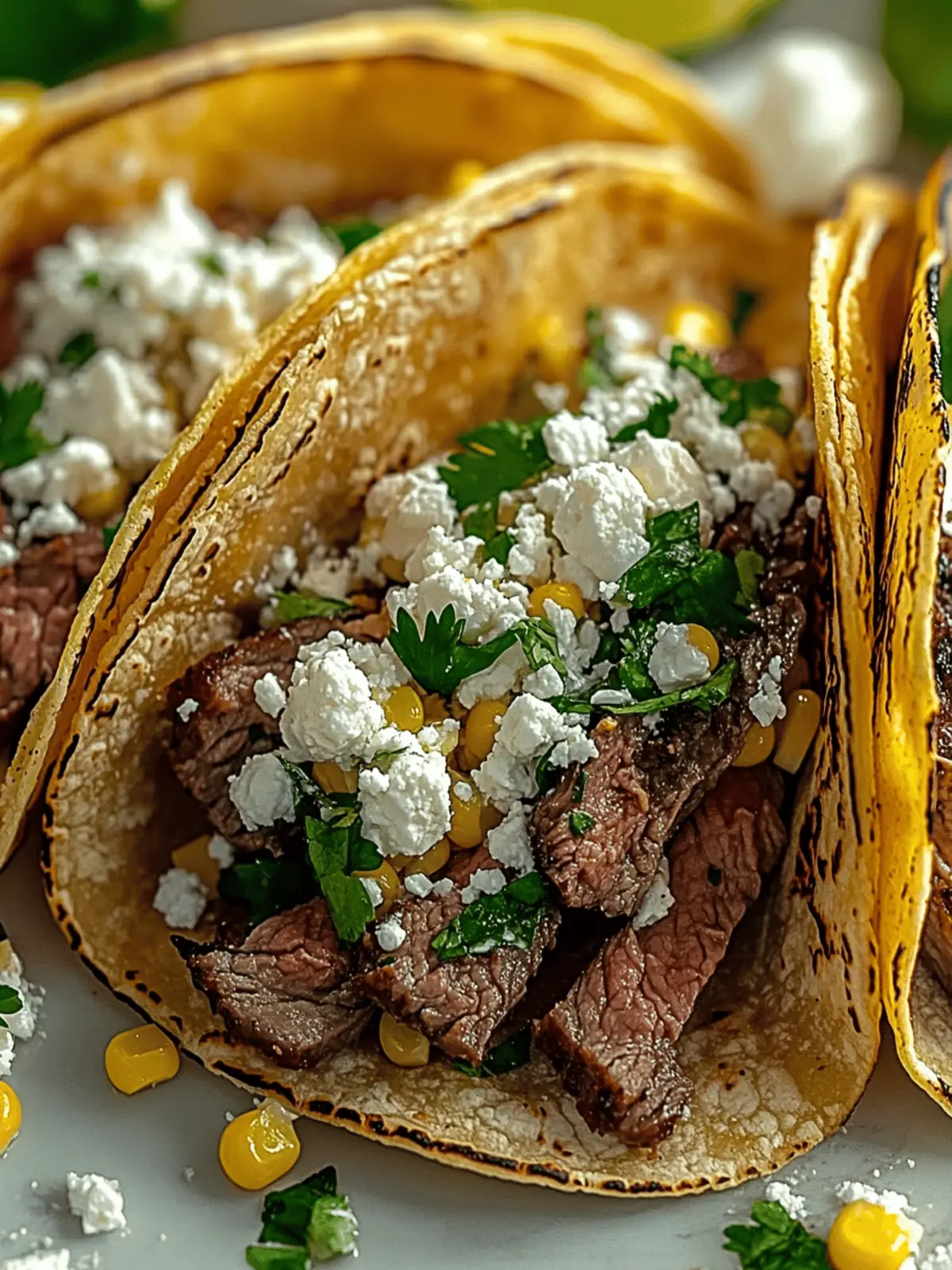 Savor Street Corn Steak Tacos for Your Ultimate Taco Night