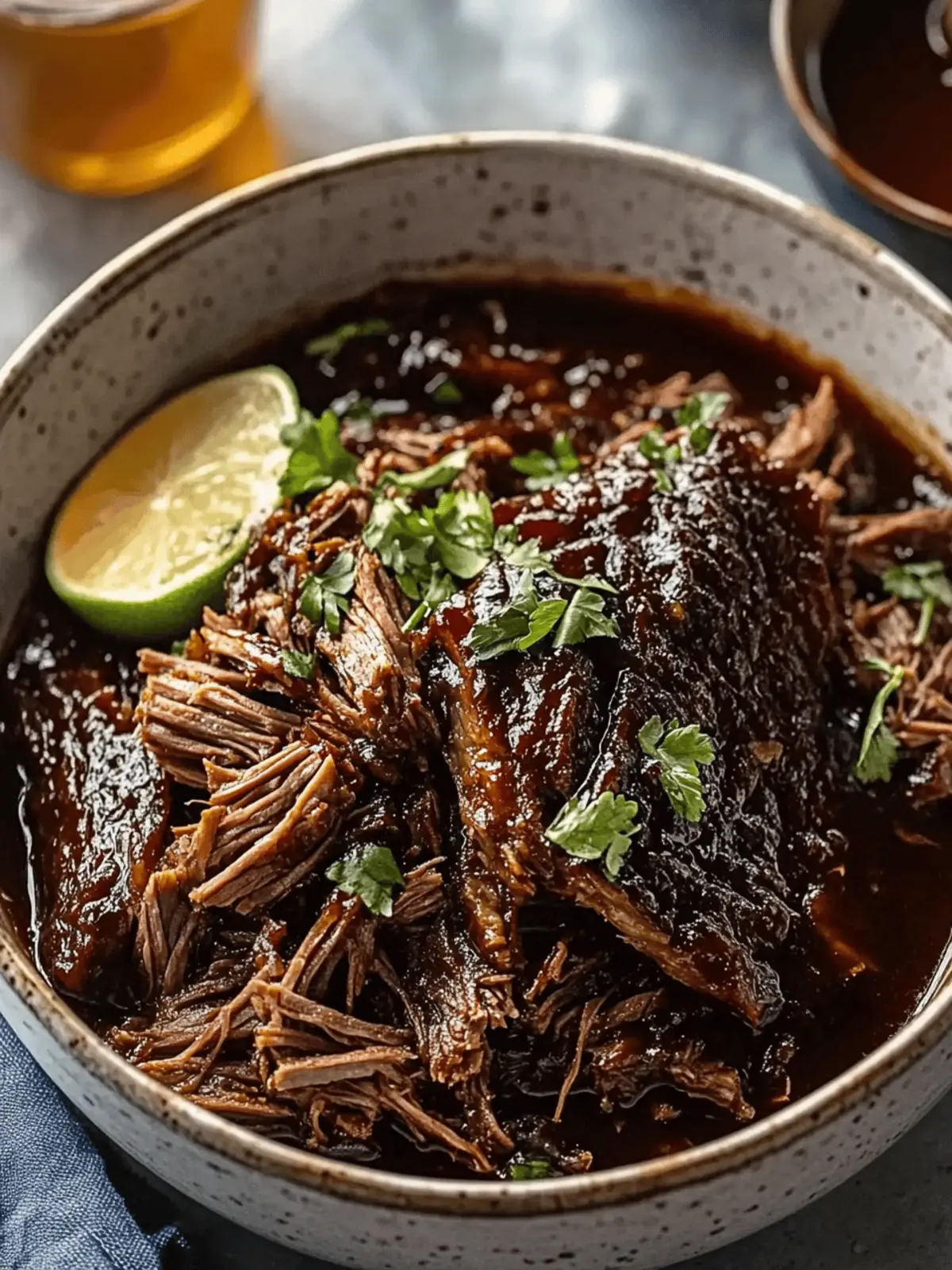 Caramelized Pulled Beef Brisket