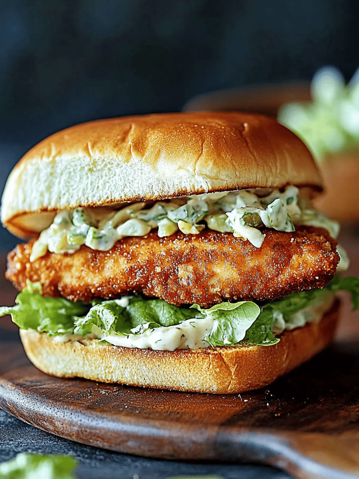 Crispy Chicken Caesar Sandwich for a Flavorful Lunch Twist