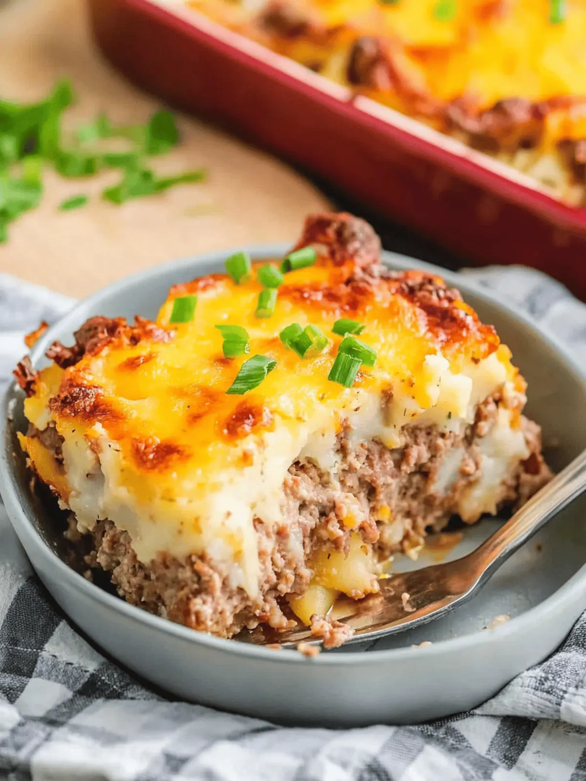 Loaded Potato Meatloaf Casserole: Comfort Food Reimagined