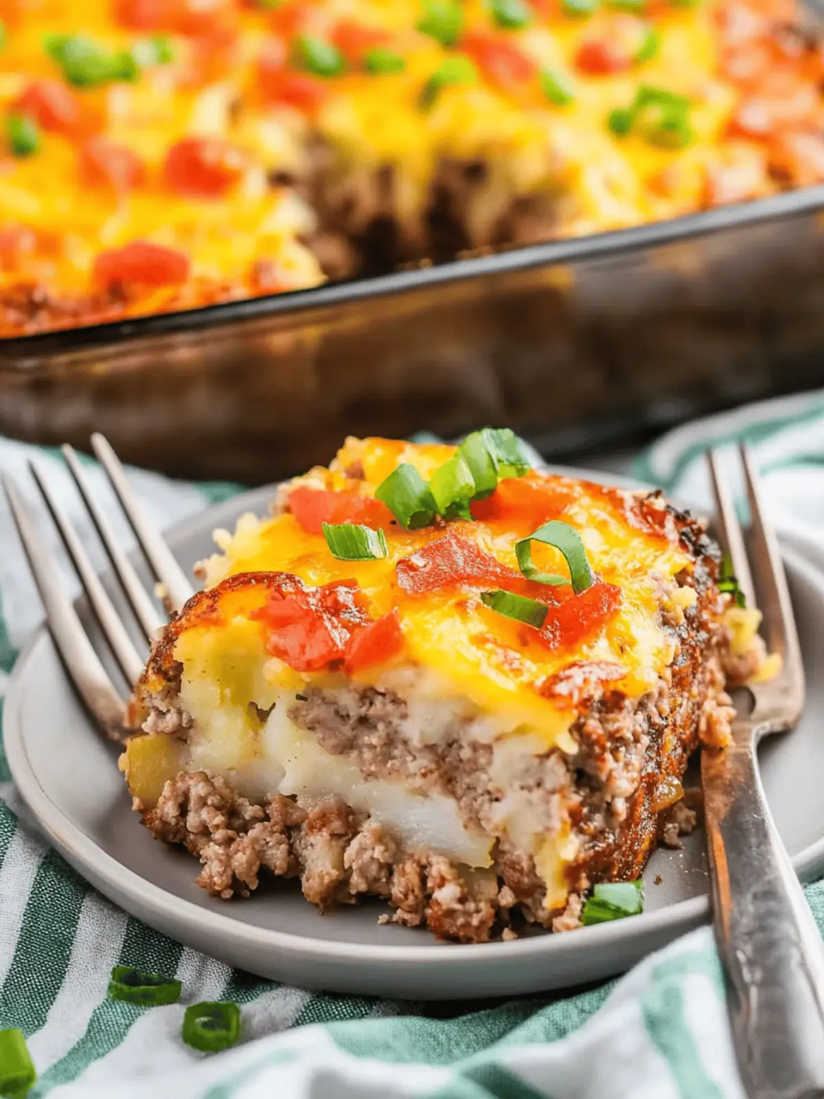 Loaded Potato Meatloaf Casserole: Comfort Food Reimagined
