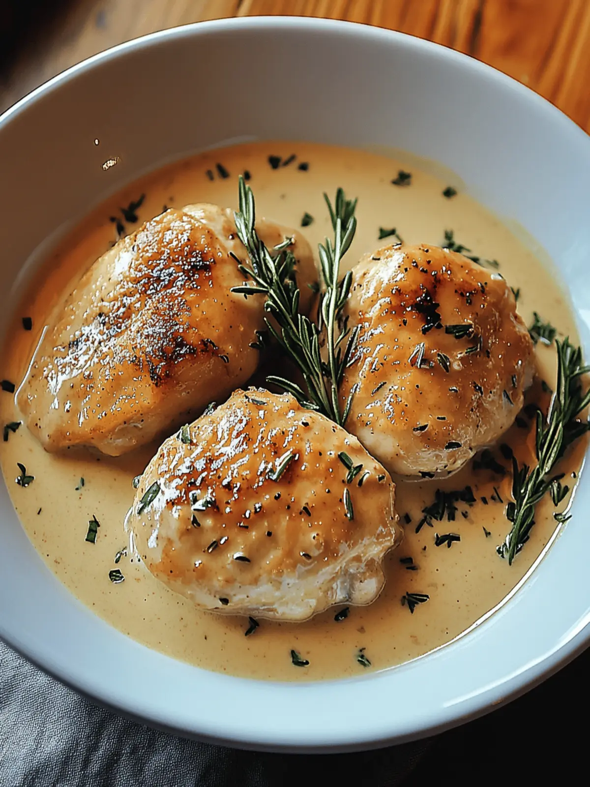 Irish Chicken in Whiskey Cream Sauce for Cozy Nights In
