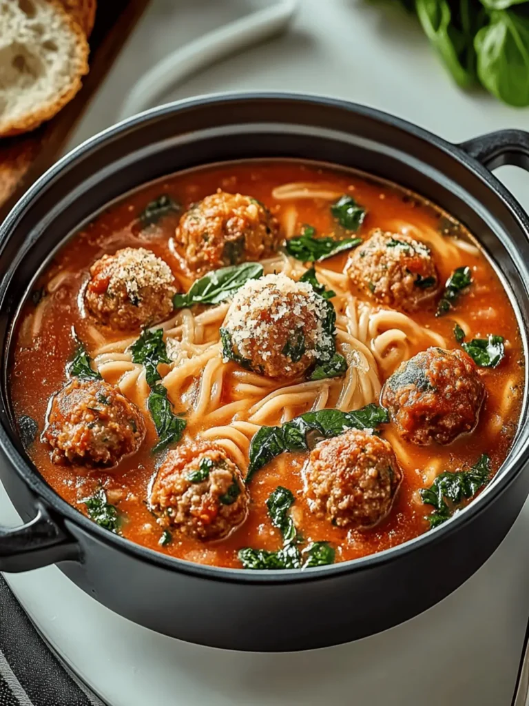Italian Meatball Soup