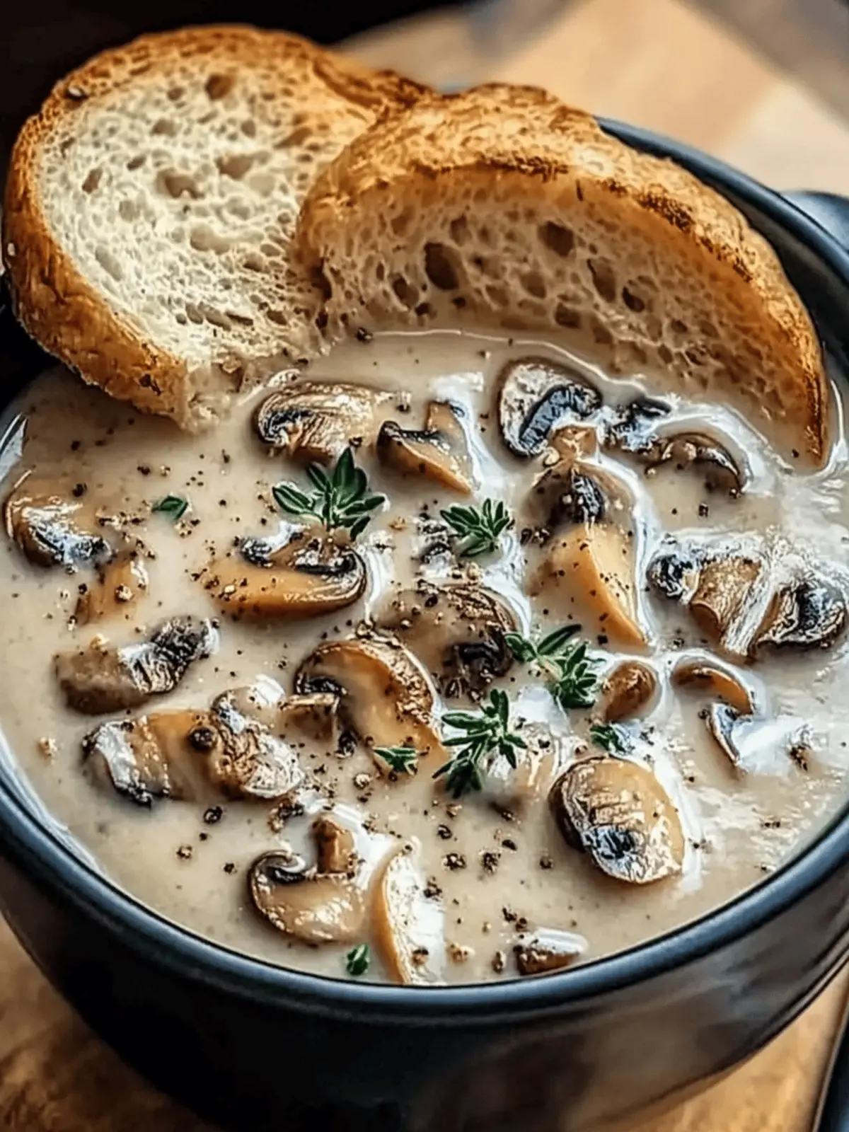 Creamy Mushroom Soup Recipe That Melts in Your Mouth