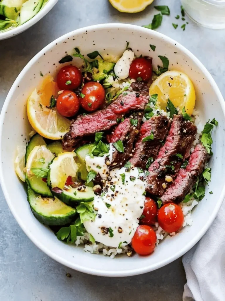 Mediterranean Steak Bowl