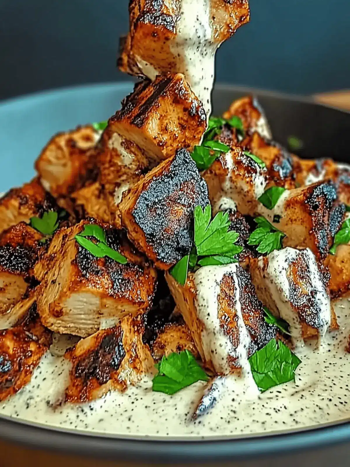 Savory Chicken Shawarma with Creamy Garlic Sauce Recipe
