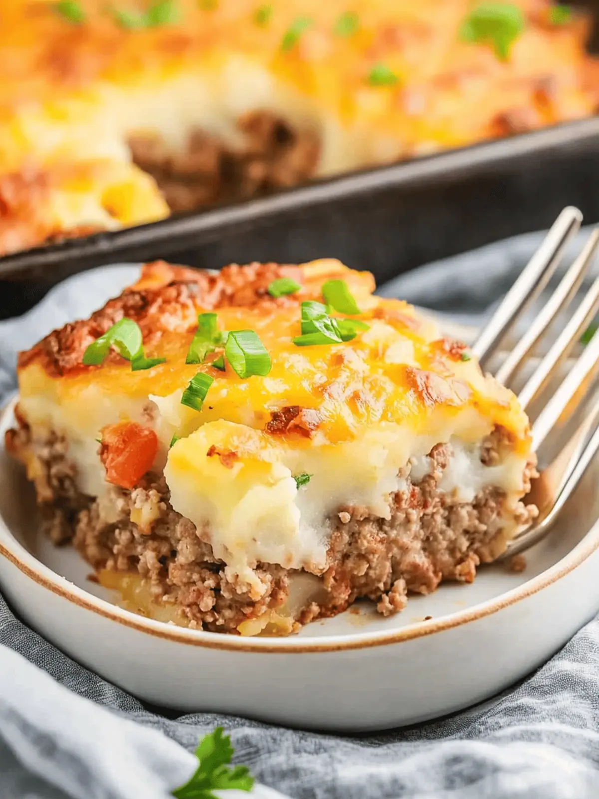 Loaded Potato Meatloaf Casserole: Comfort Food Reimagined