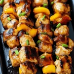 Hawaiian Chicken Skewers