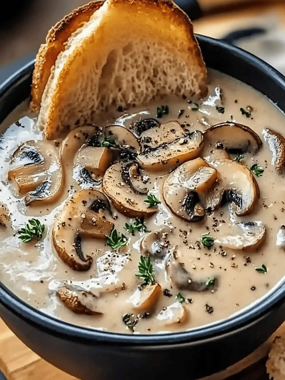 Creamy Mushroom Soup Recipe That Melts in Your Mouth