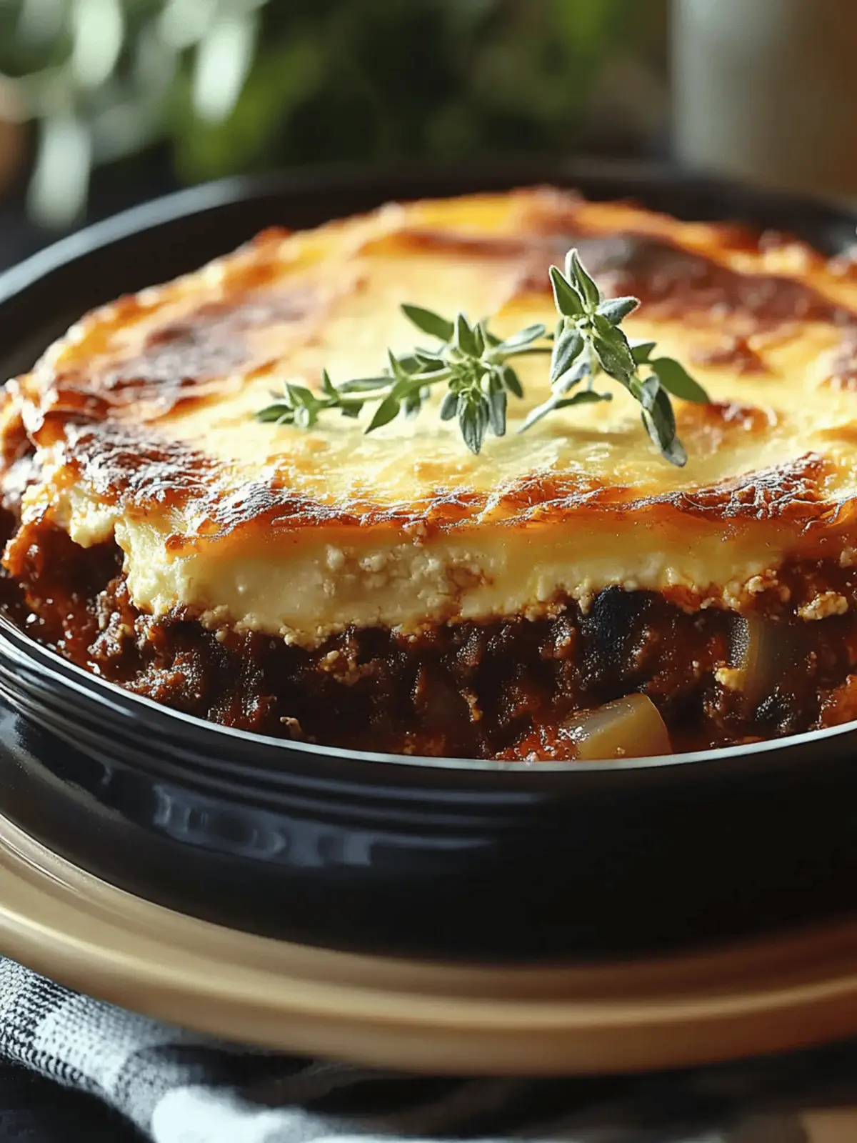 Delicious Greek Moussaka