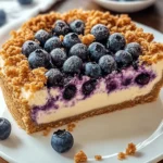 Blueberry Crumble Cheesecake