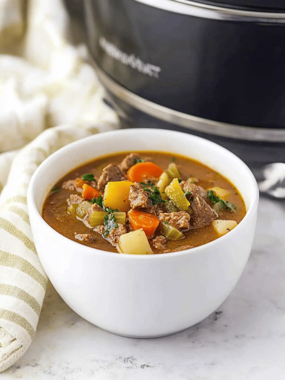 Savory Slow Cooker Beef Stew Everyone Will Fall In Love With