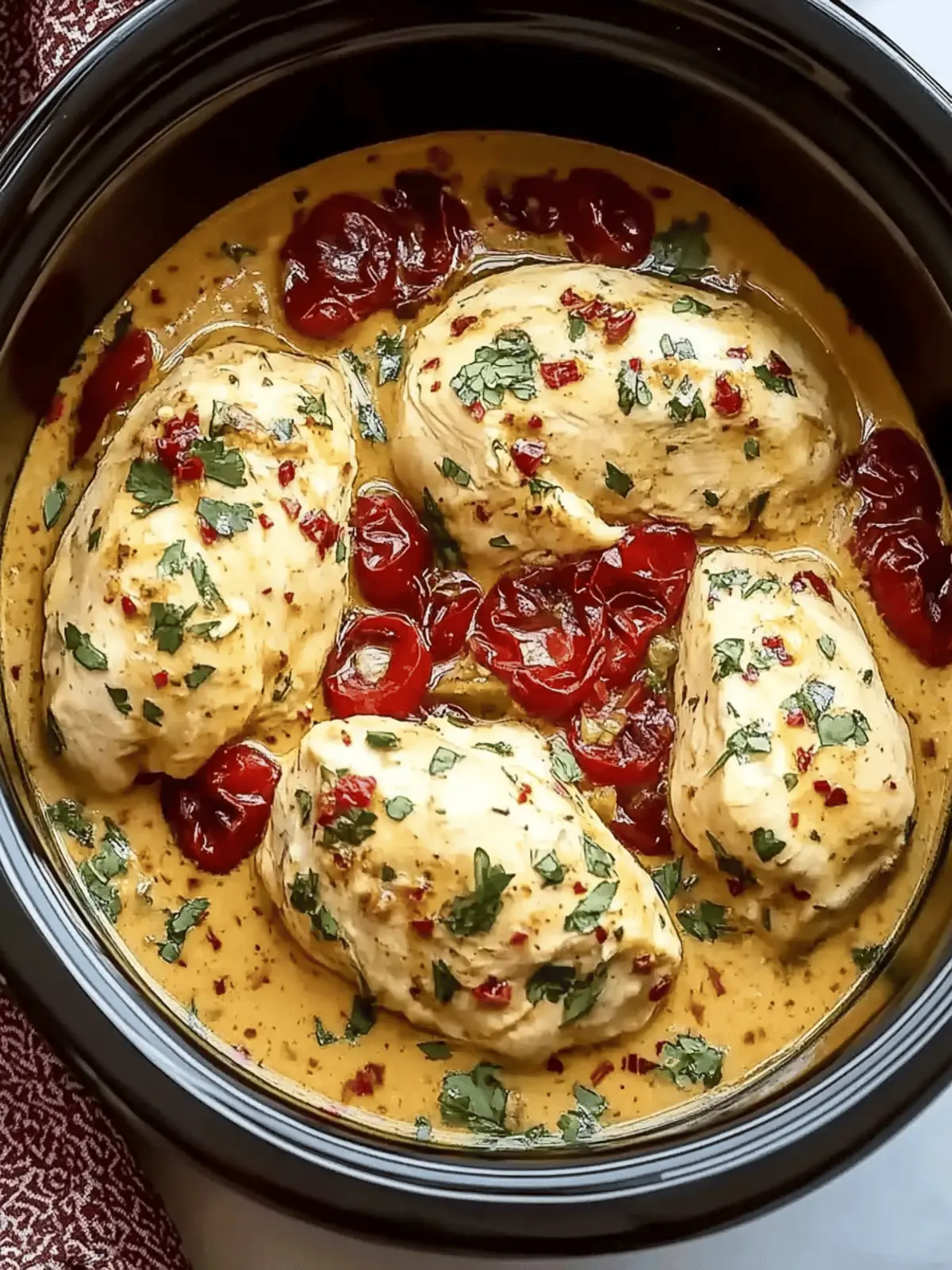 Dump & Go Crockpot Marry Me Chicken
