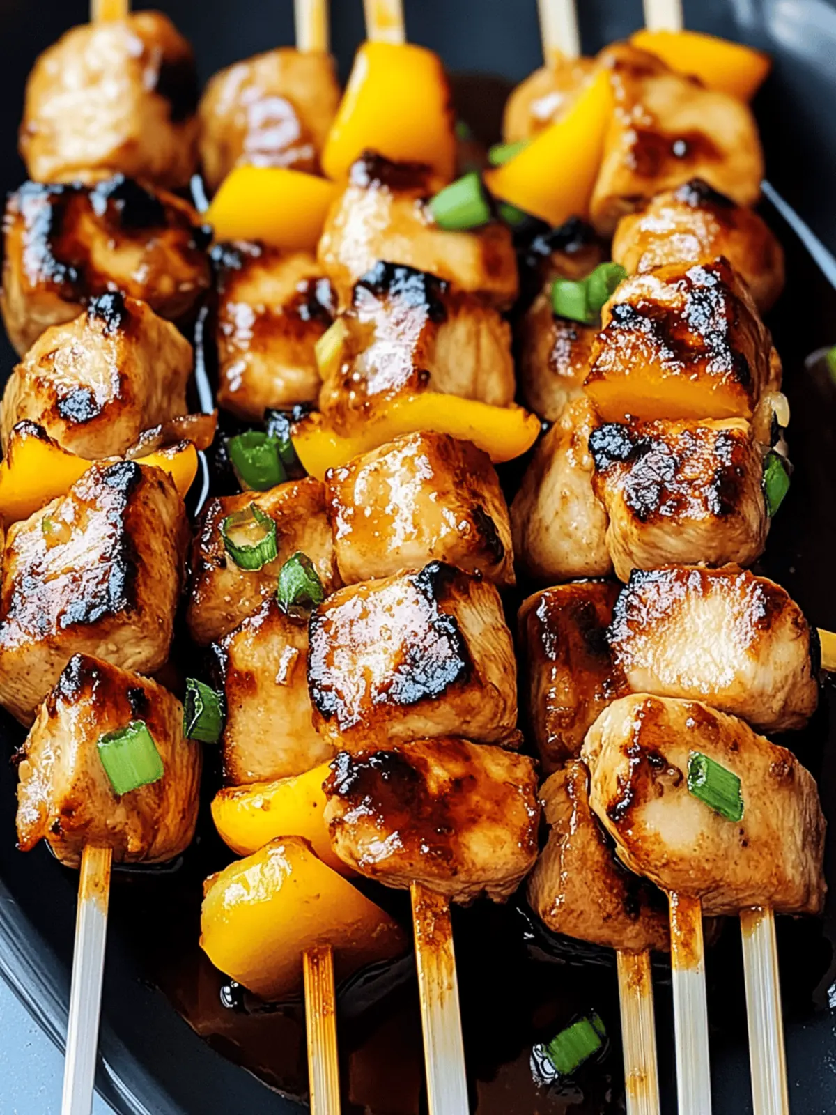 Hawaiian Chicken Skewers