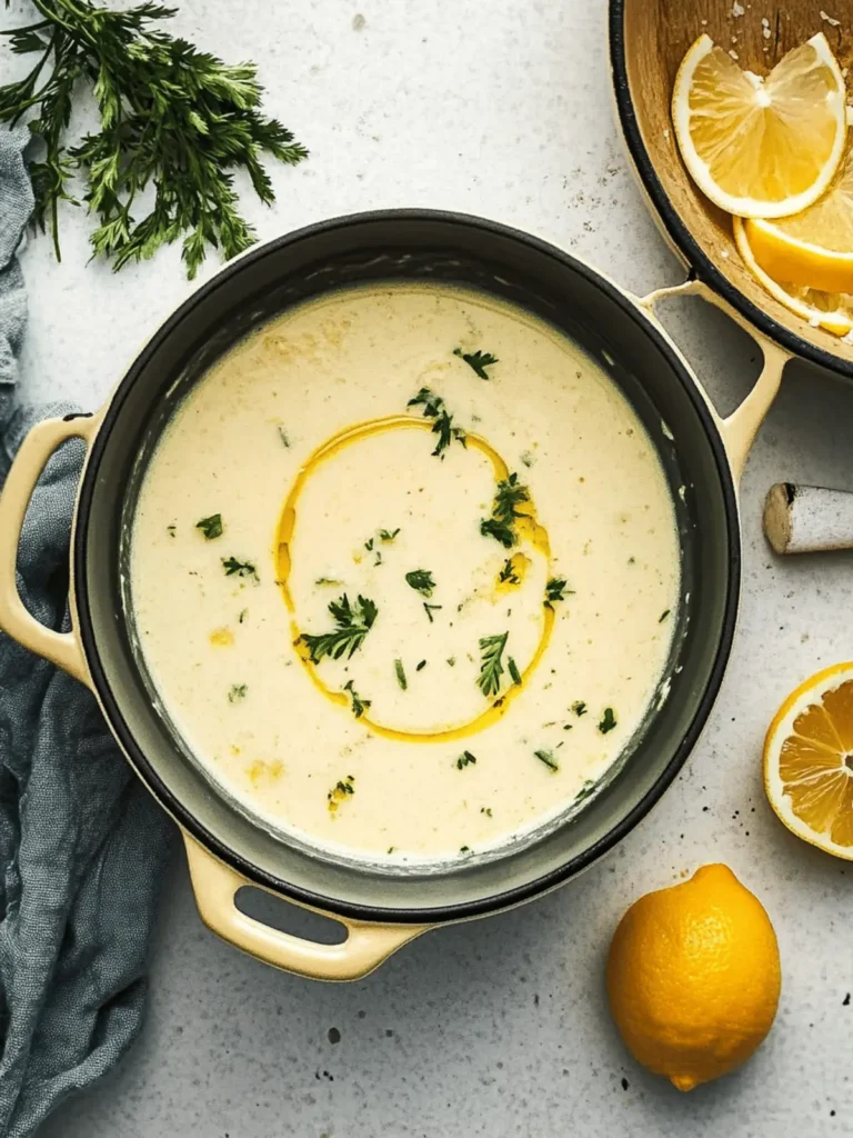 Avgolemono Soup