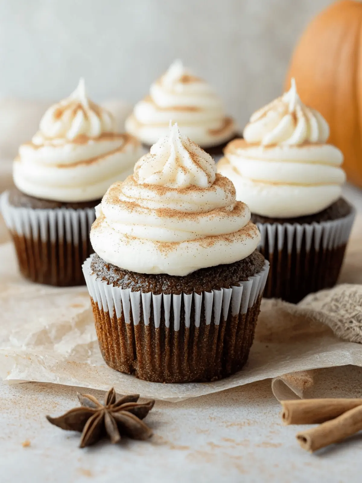 Pumpkin Spice Latte Cupcakes