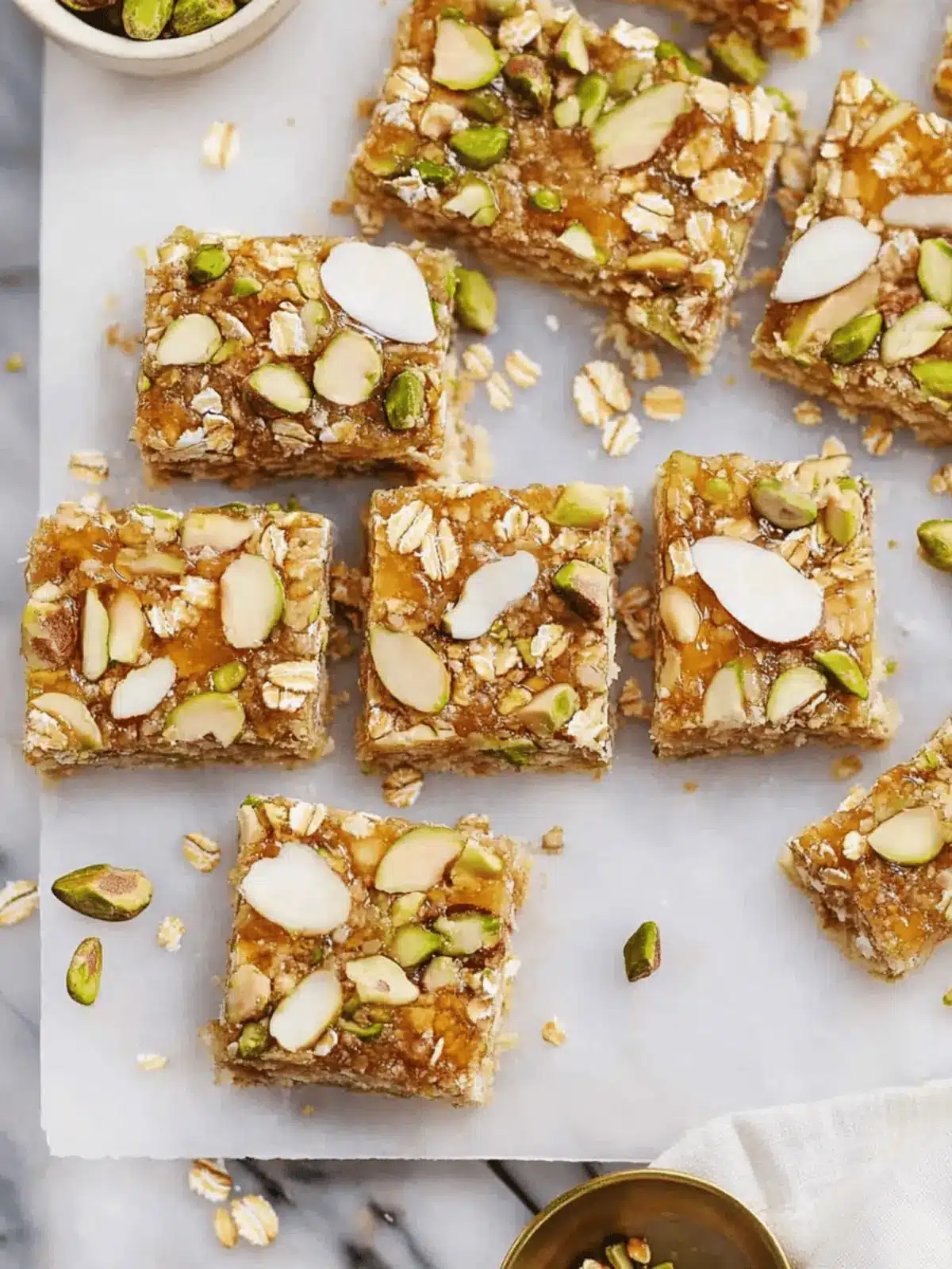 Jessica’s Pistachio Oat Squares