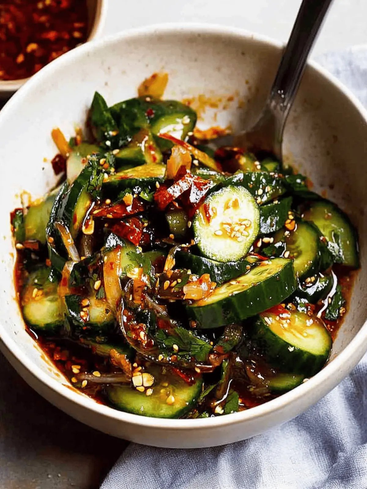 Spicy Asian Cucumber Salad