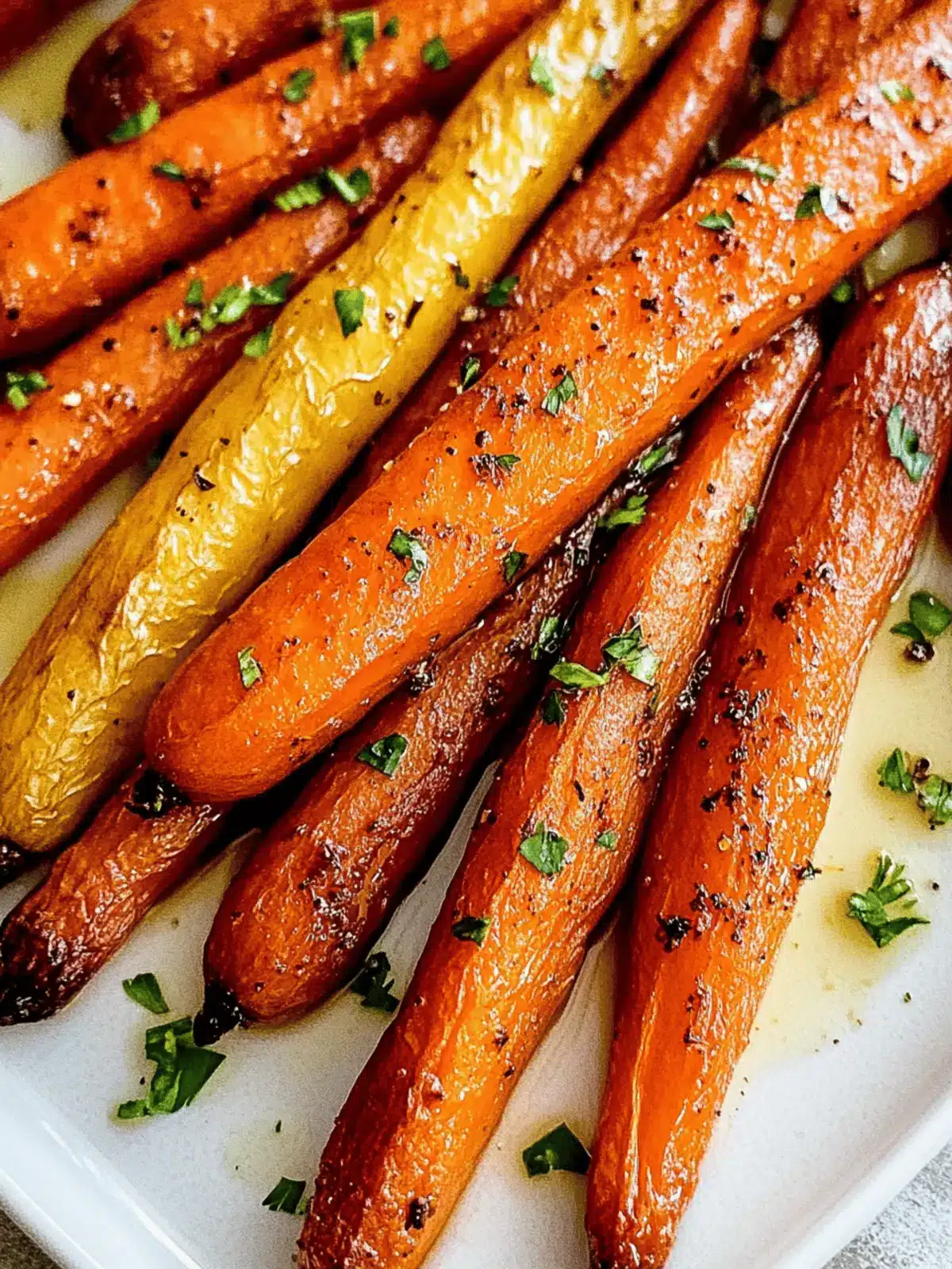 Easy Maple Roasted Carrots