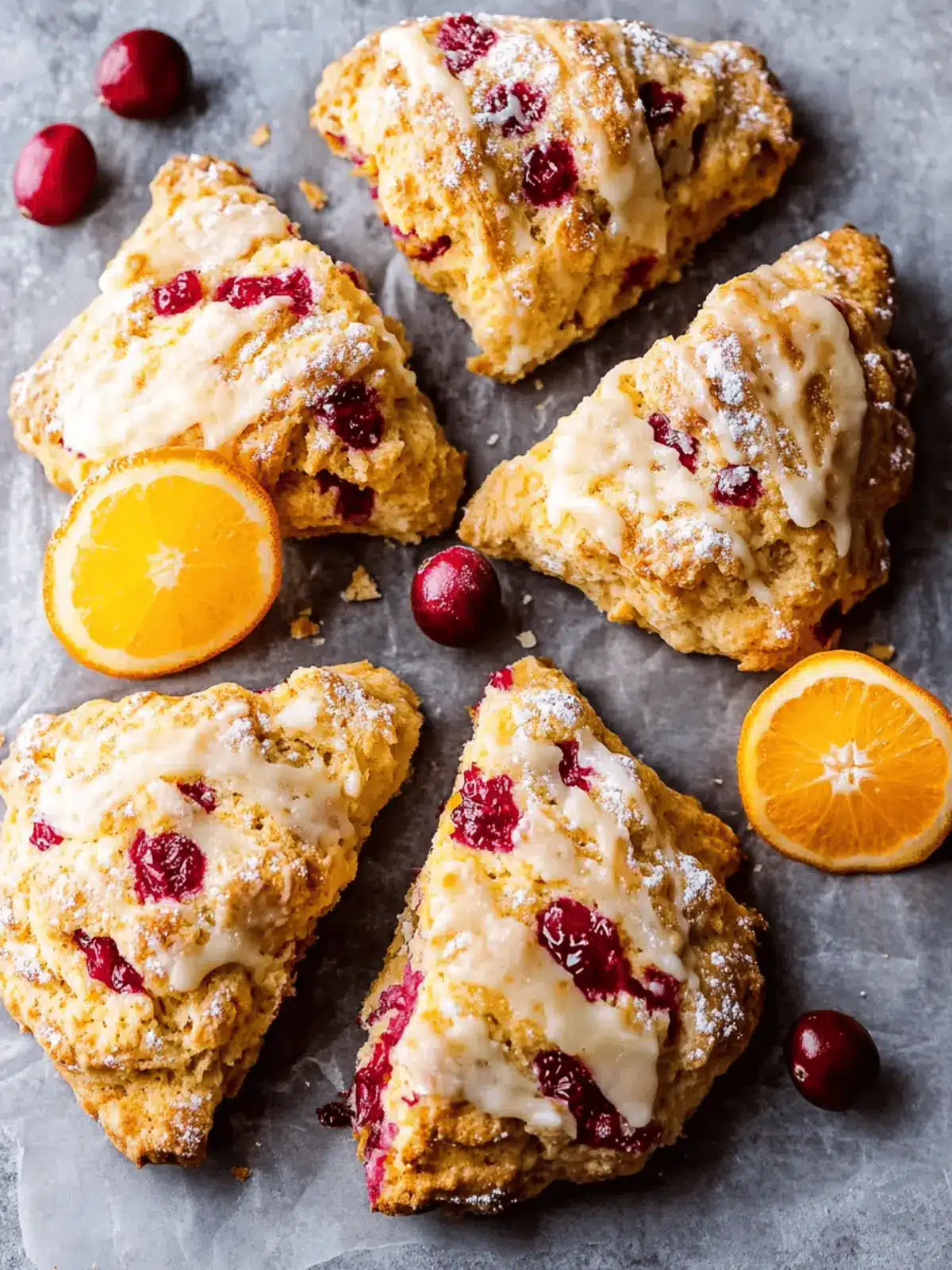 Cranberry Orange Scones