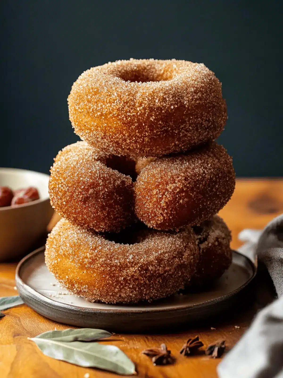 Baked Vegan Pumpkin Spice Donuts