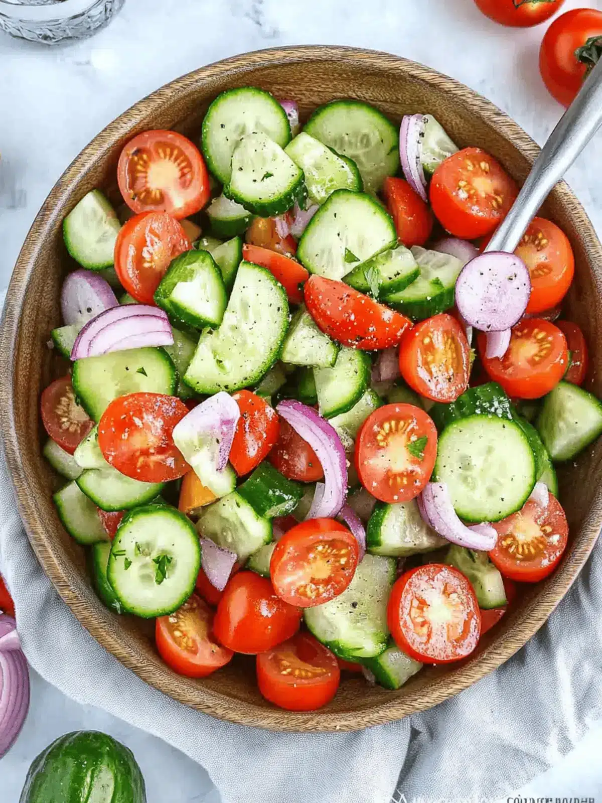 Cucumber Tomato Salad