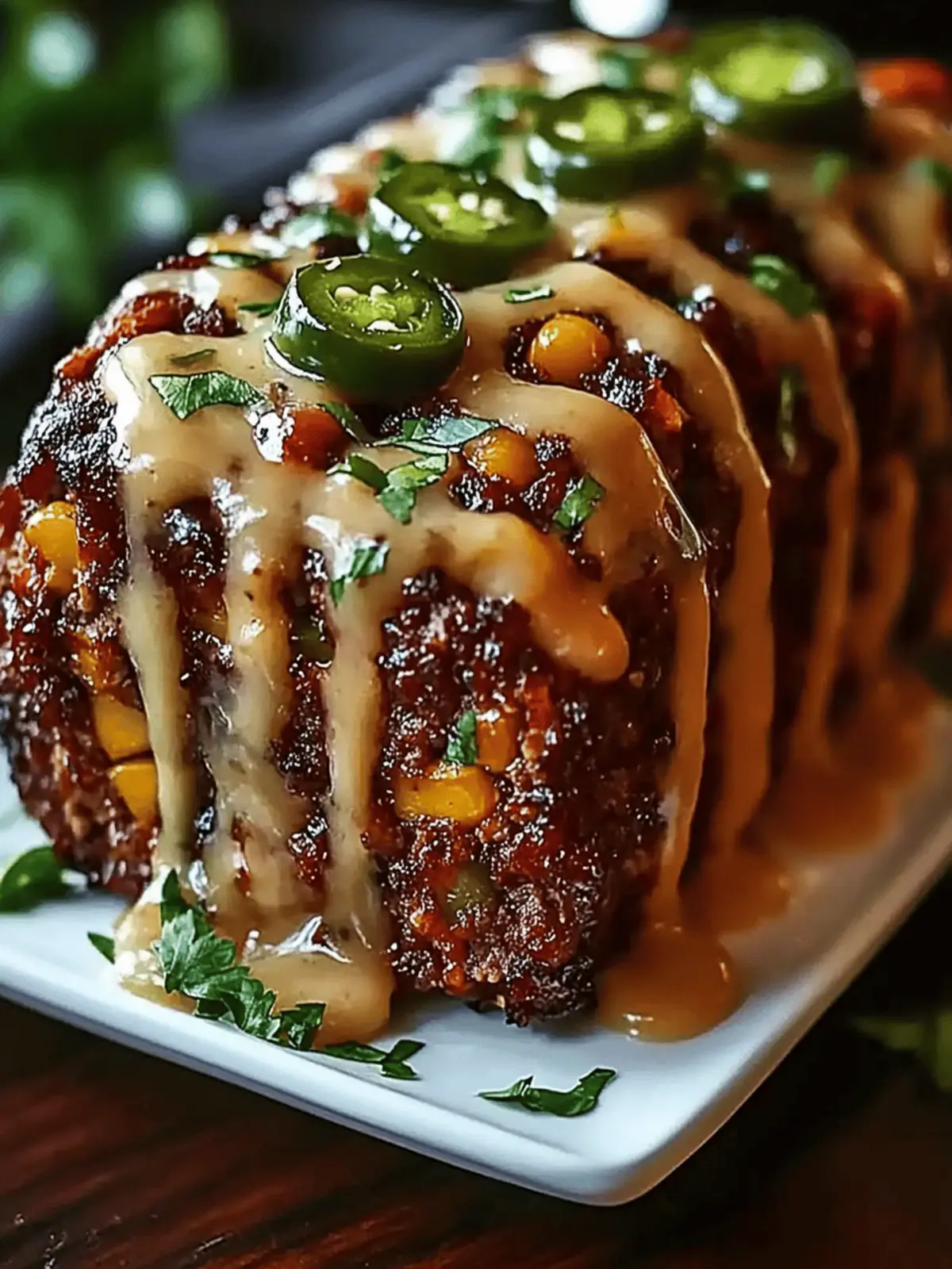 Smoky Jalapeño Popper Meatloaf