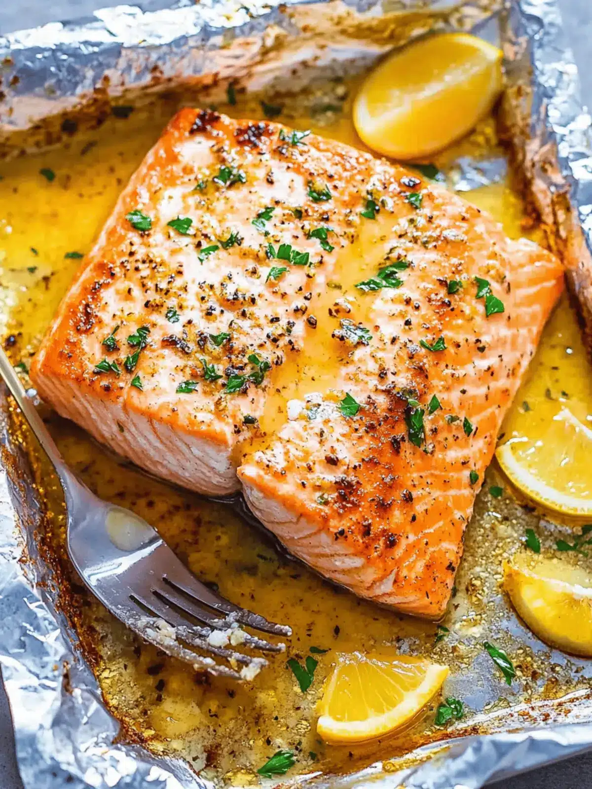 Sheet Pan Lemon Garlic Butter Salmon