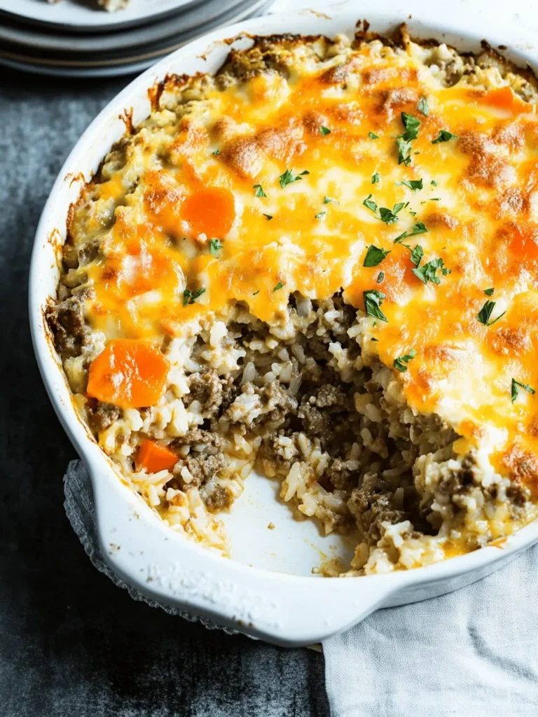 Beef and Rice Casserole