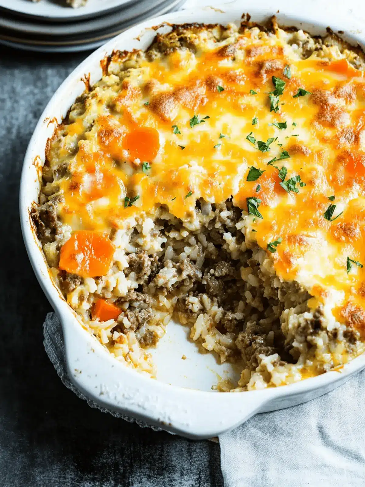 Beef and Rice Casserole