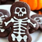 Crunchy Chocolate Skeleton Cookies