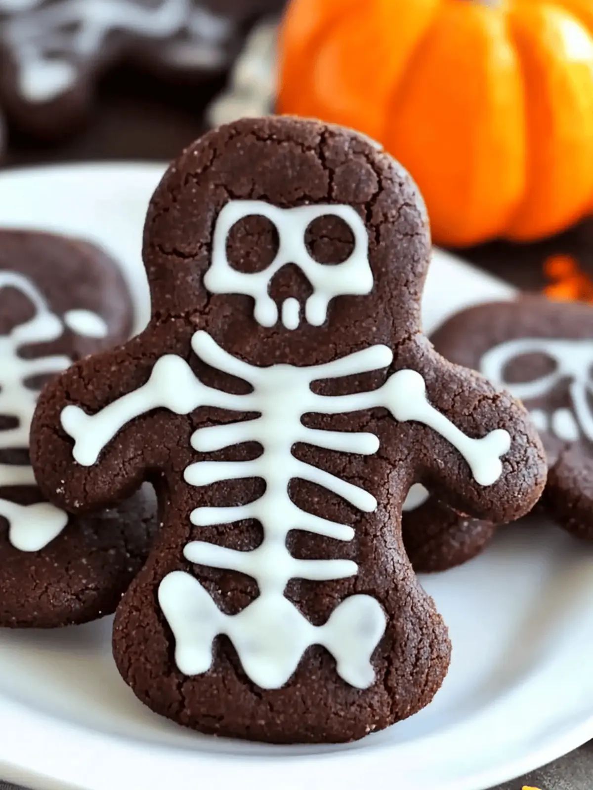 Crunchy Chocolate Skeleton Cookies for Your Spooktacular Halloween 5 Crunchy Chocolate Skeleton Cookies