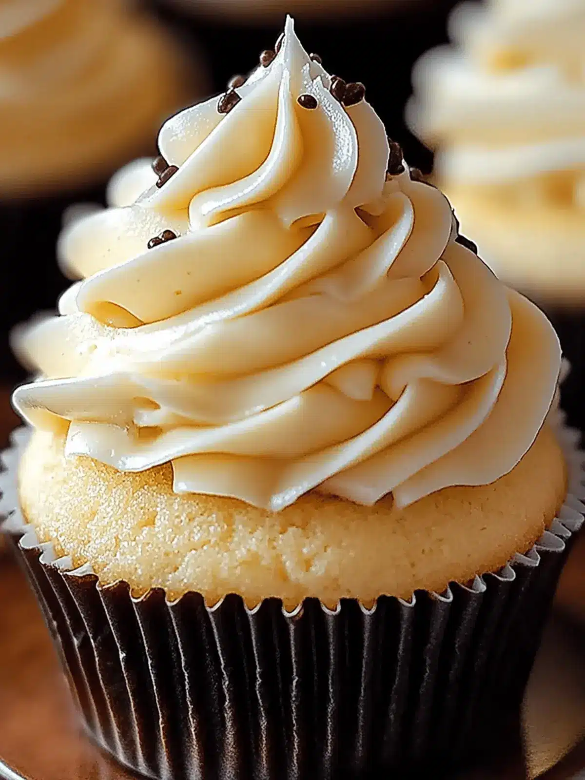Silky Boston Cream Cupcakes
