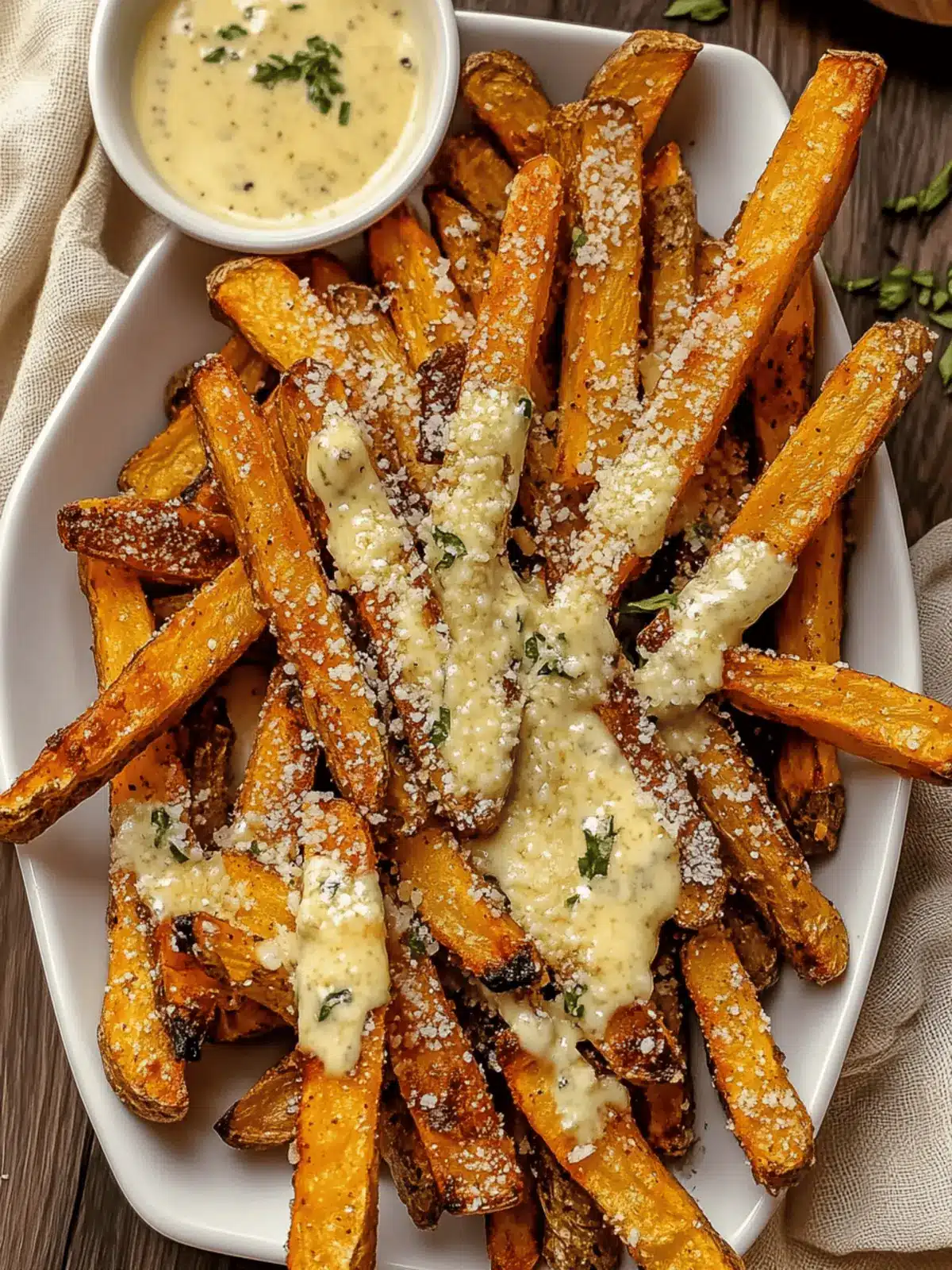 Crispy Air Fryer Garlic Parmesan French Fries You’ll Love 5 Air Fryer Garlic Parmesan French Fries