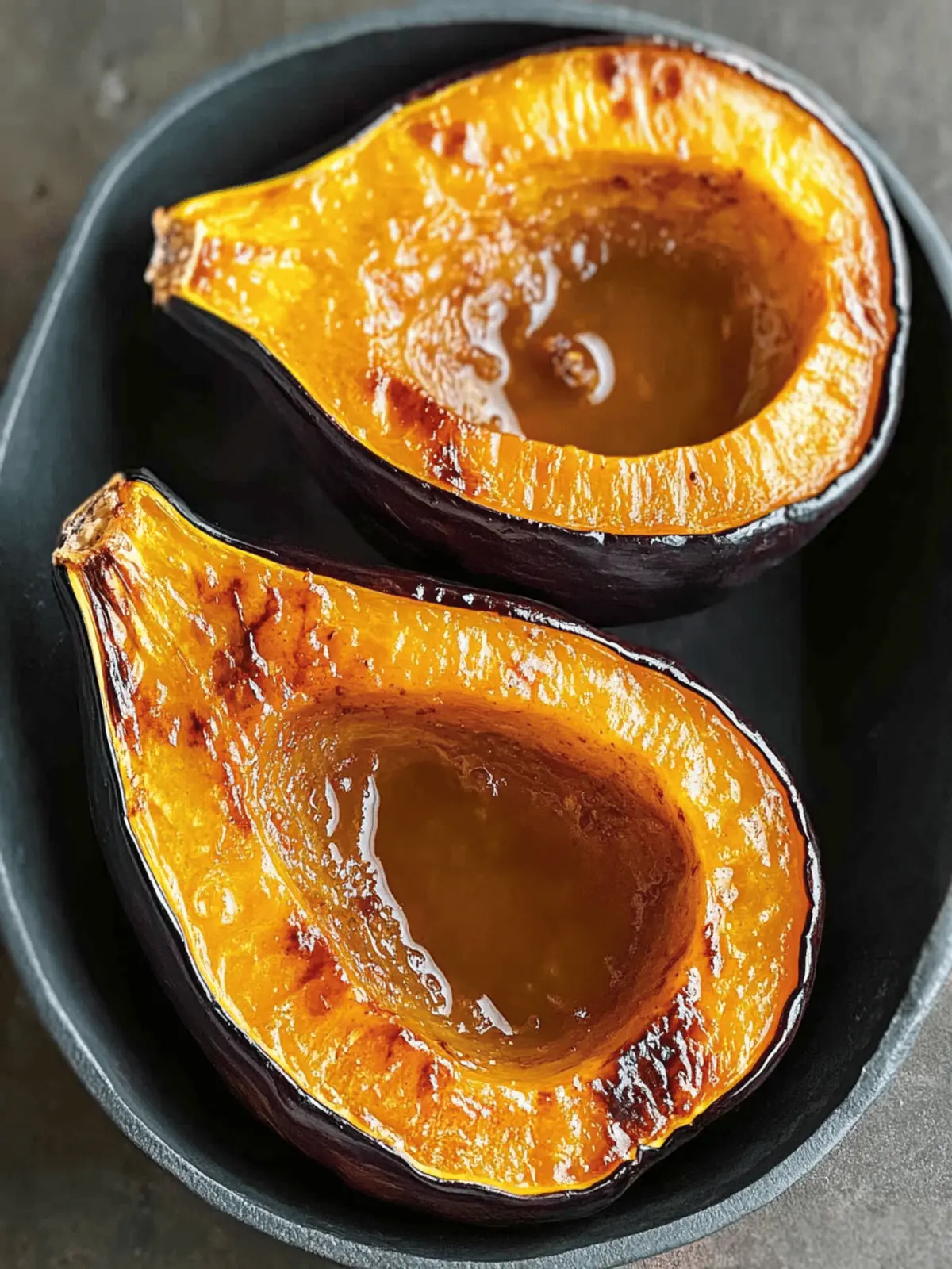 Roasted Acorn Squash with Brown Sugar