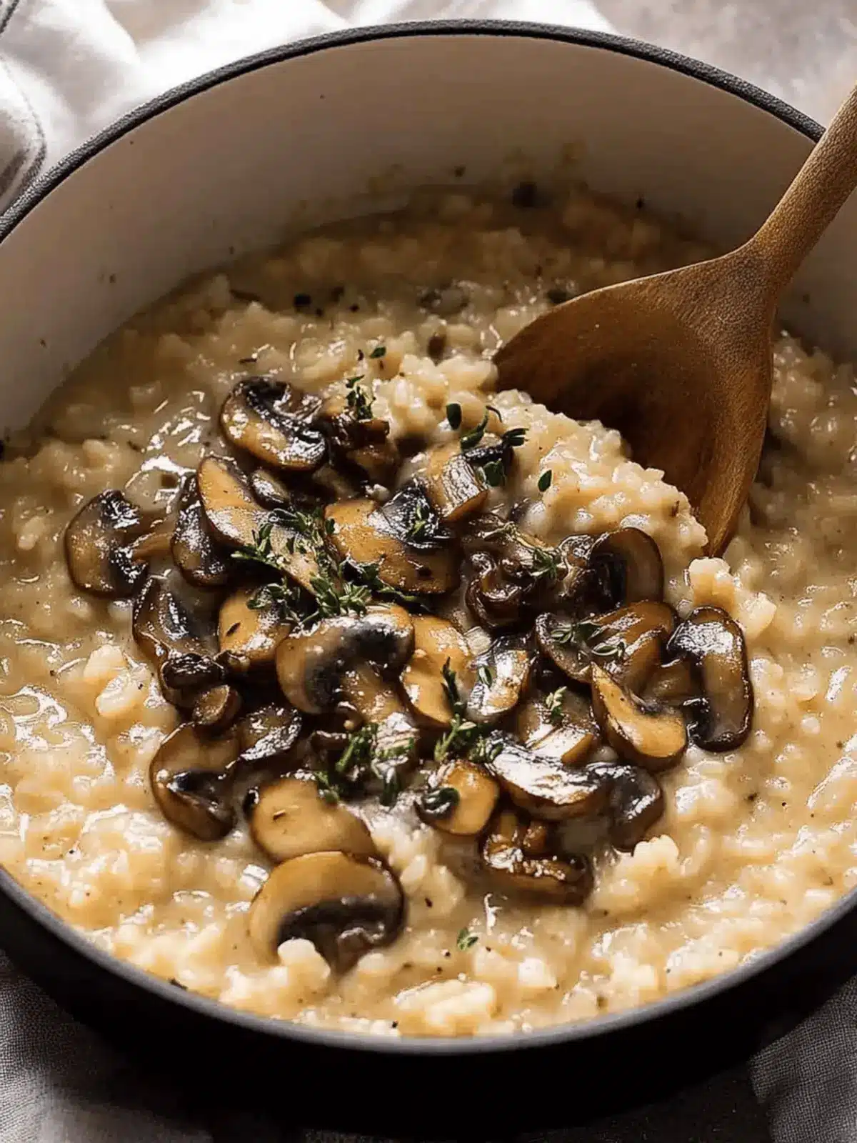 Creamy Mushroom Risotto