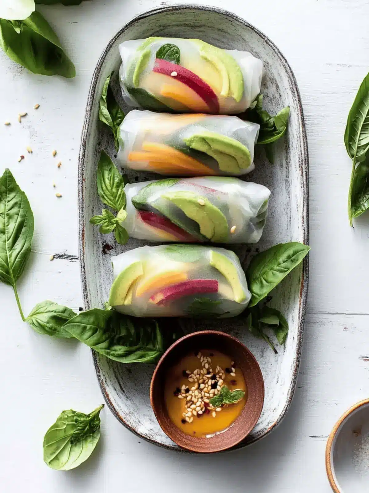 Avocado Summer Rolls