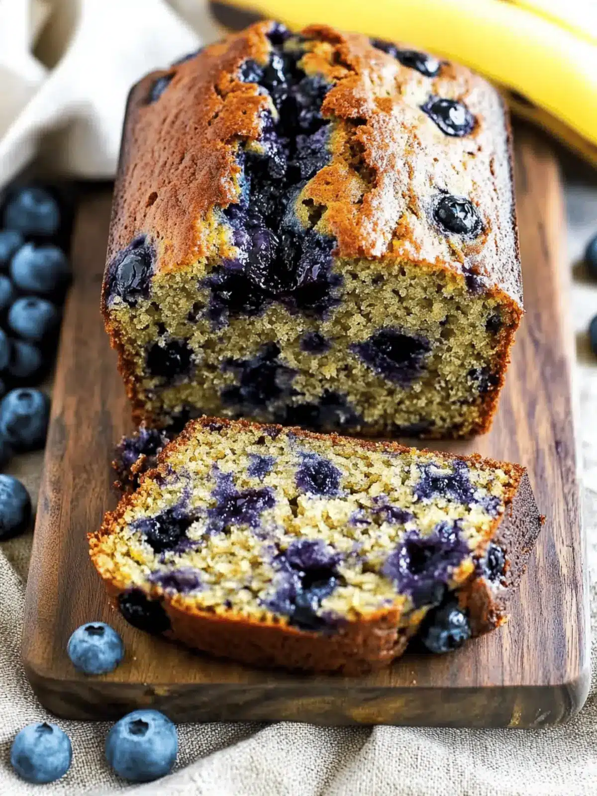 Blueberry Banana Bread