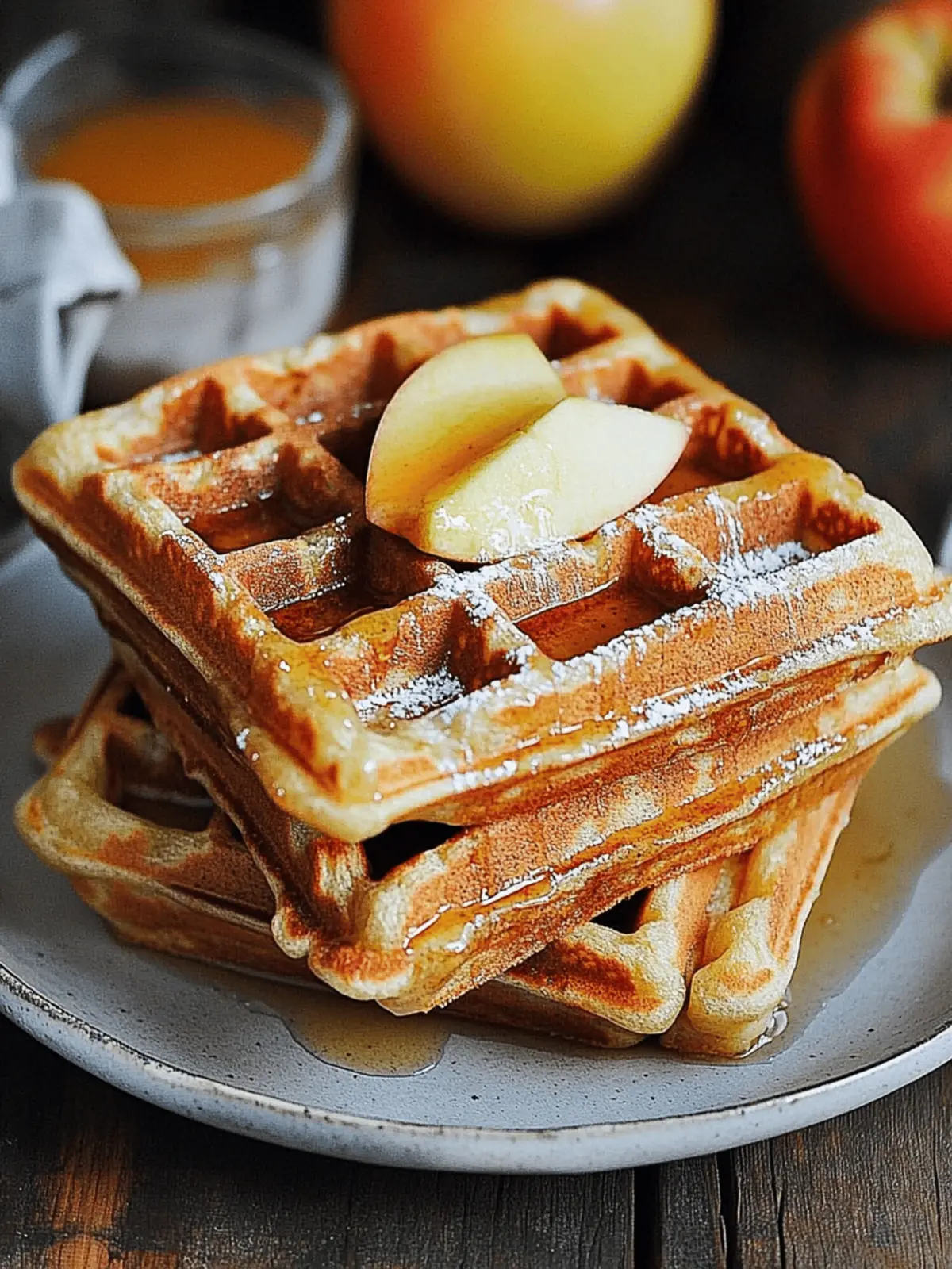 Apple Cider Waffles