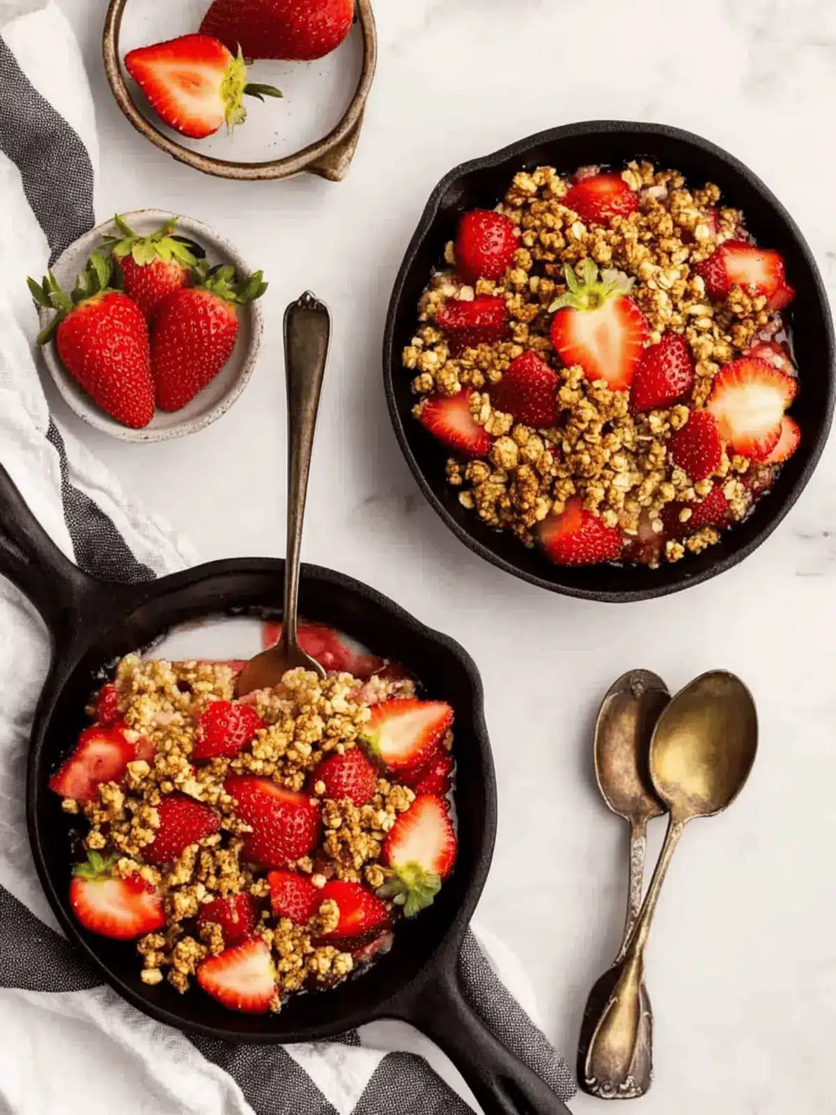 Summer Strawberry Crumble
