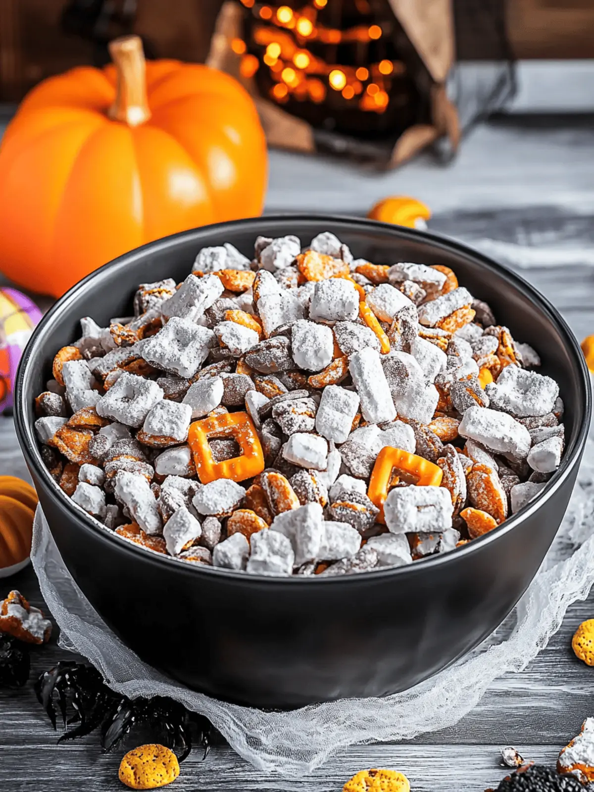 Halloween Puppy Chow: Your New Favorite Spooky Snack! 5 Halloween Puppy Chow