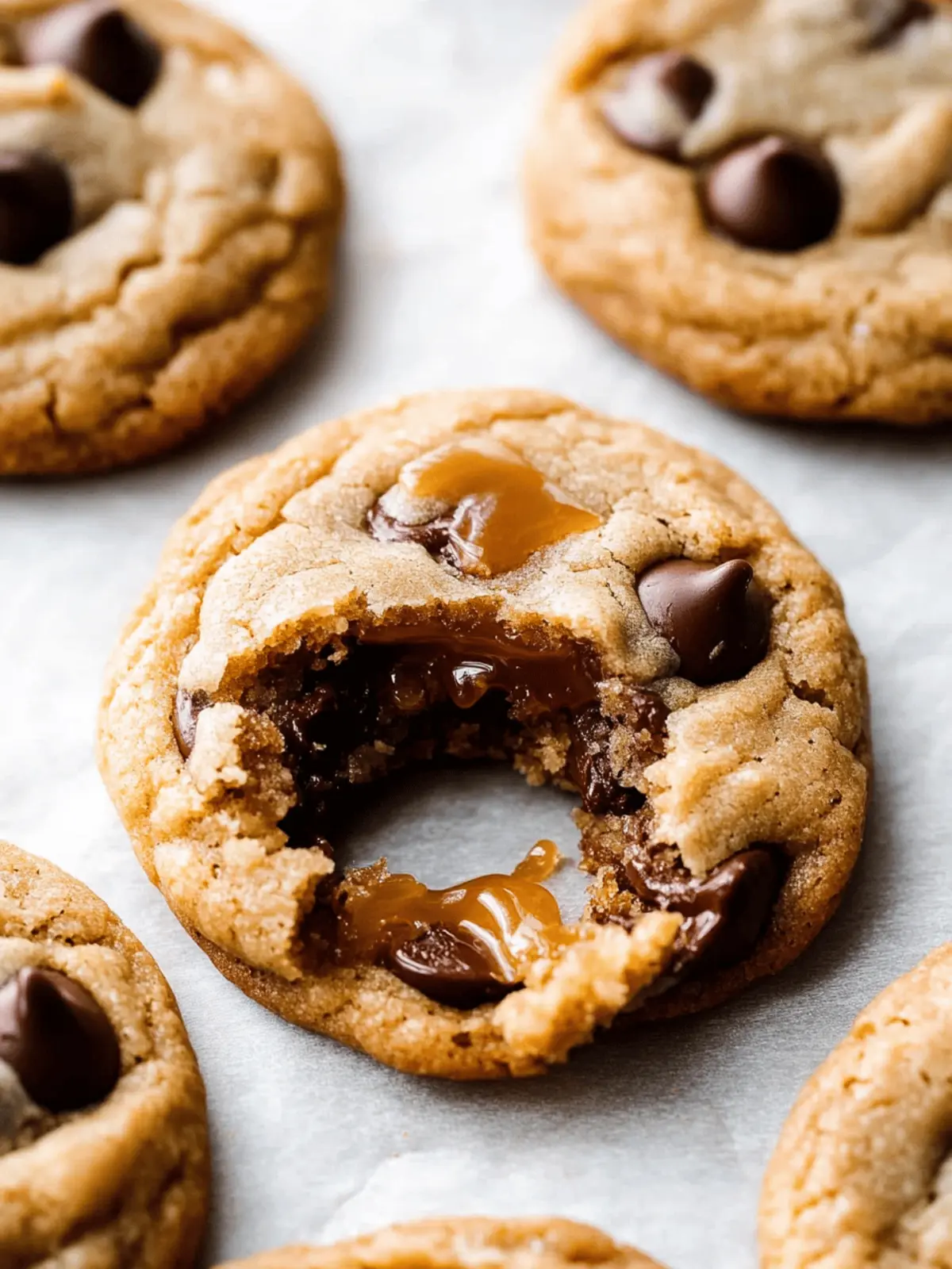 Salted Caramel Chocolate Chip Cookies