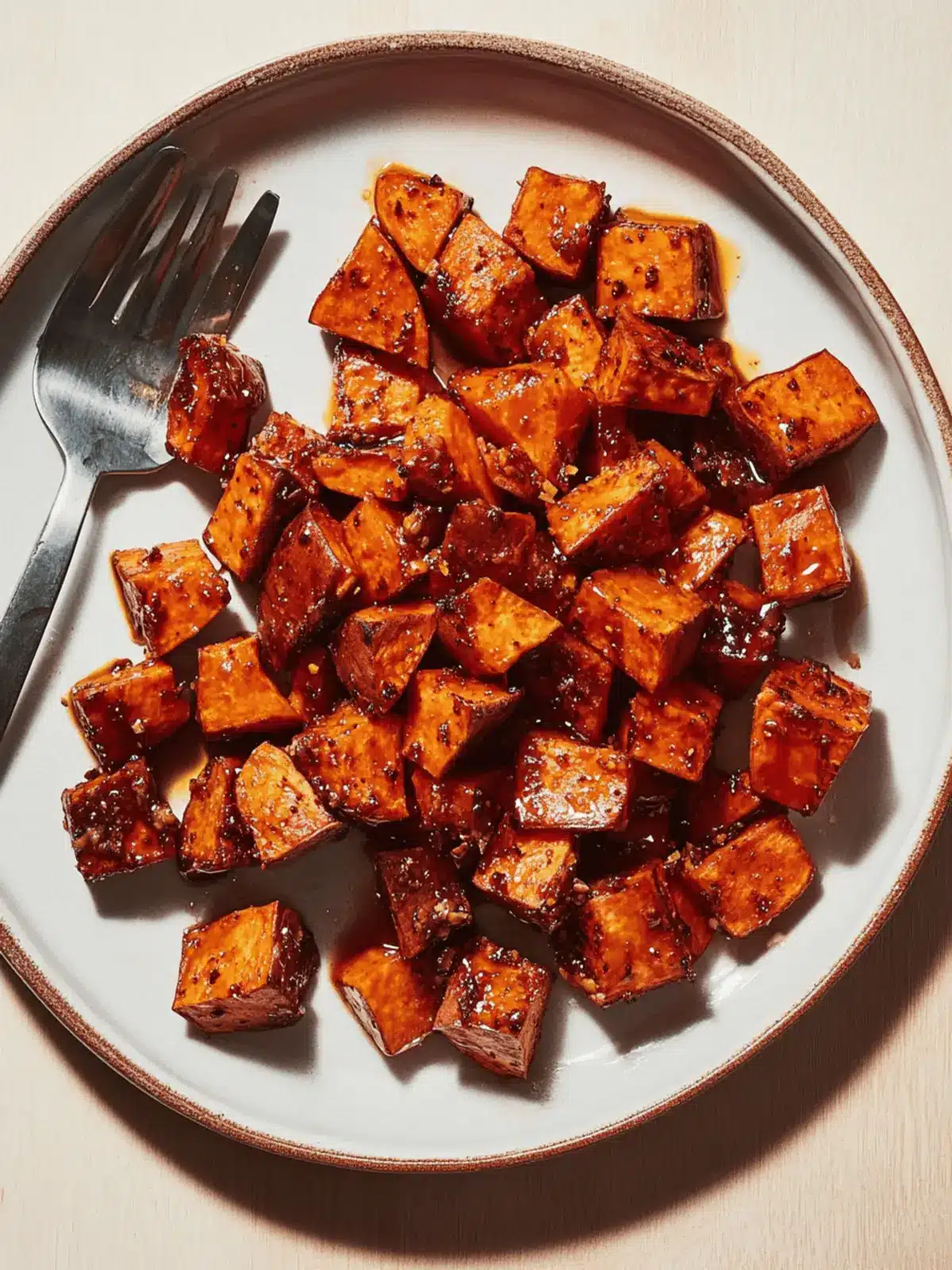 Roasted Sweet Potatoes with Maple Glaze