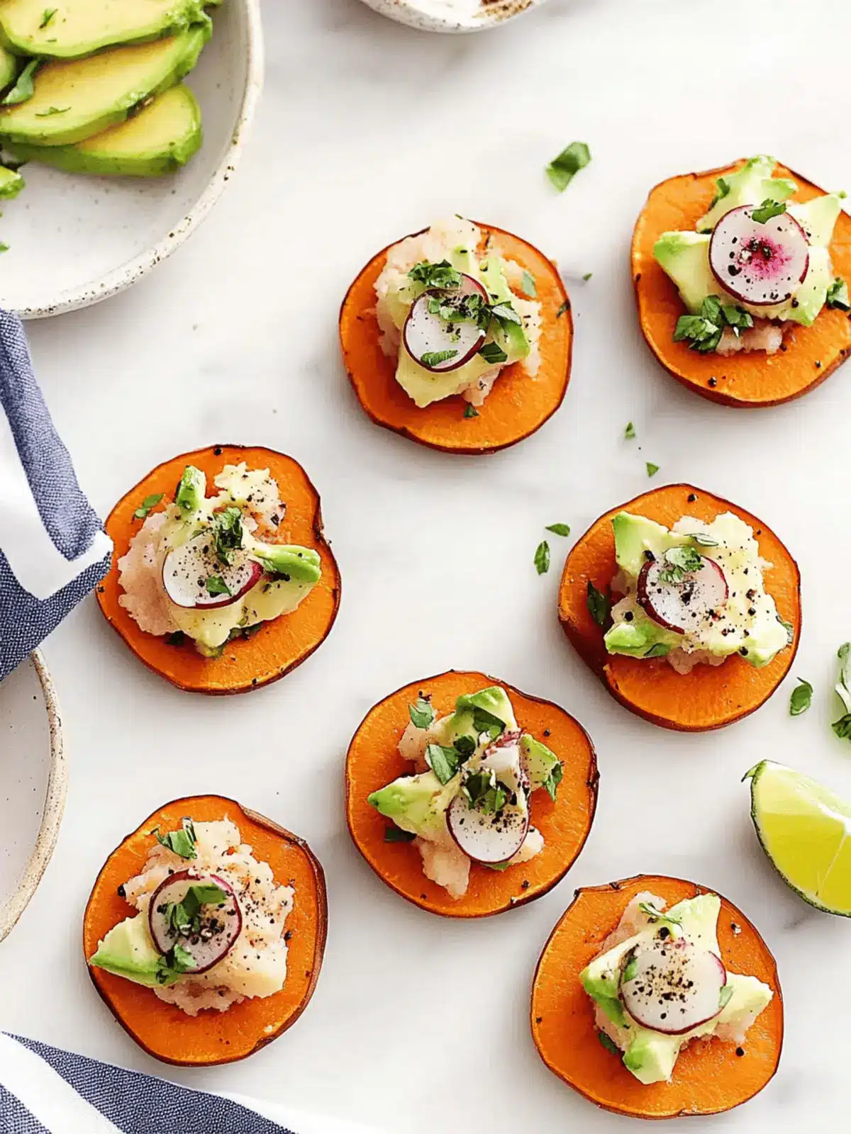 Sweet Potato Appetizer Bites