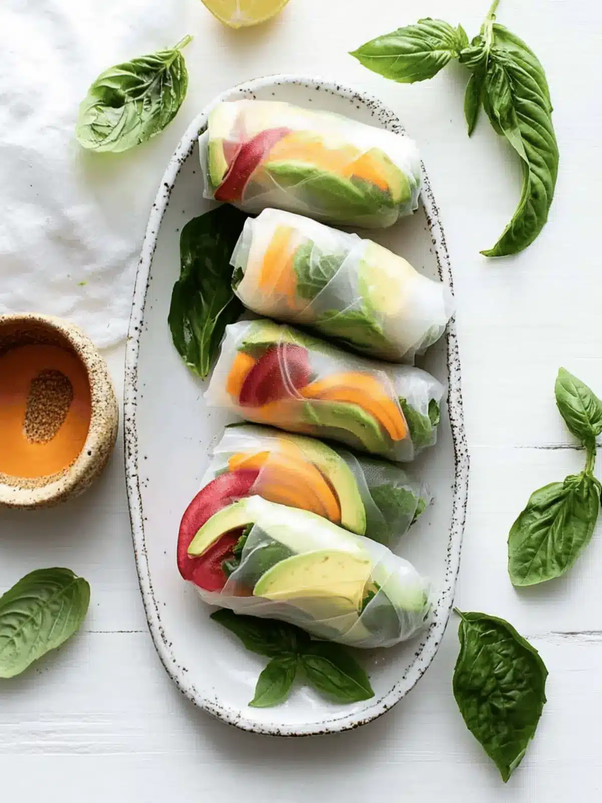 Avocado Summer Rolls