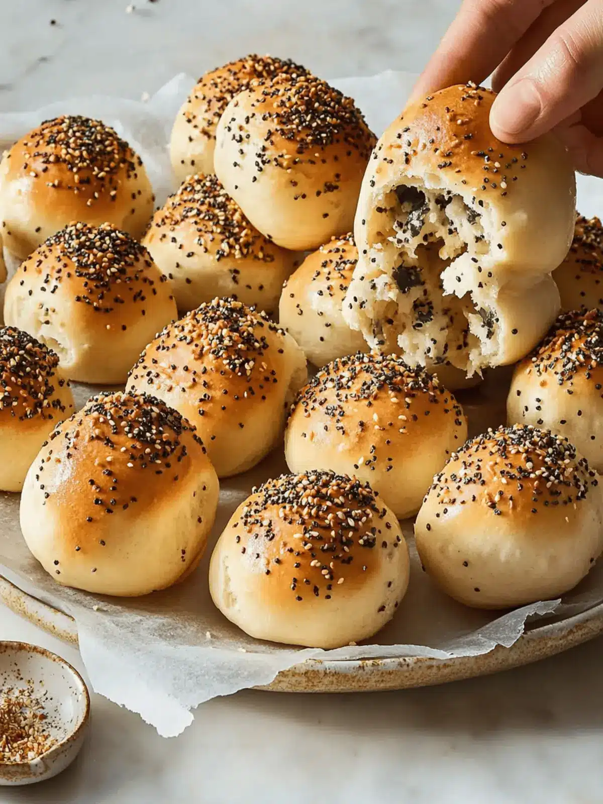Stuffed Bagel Bites