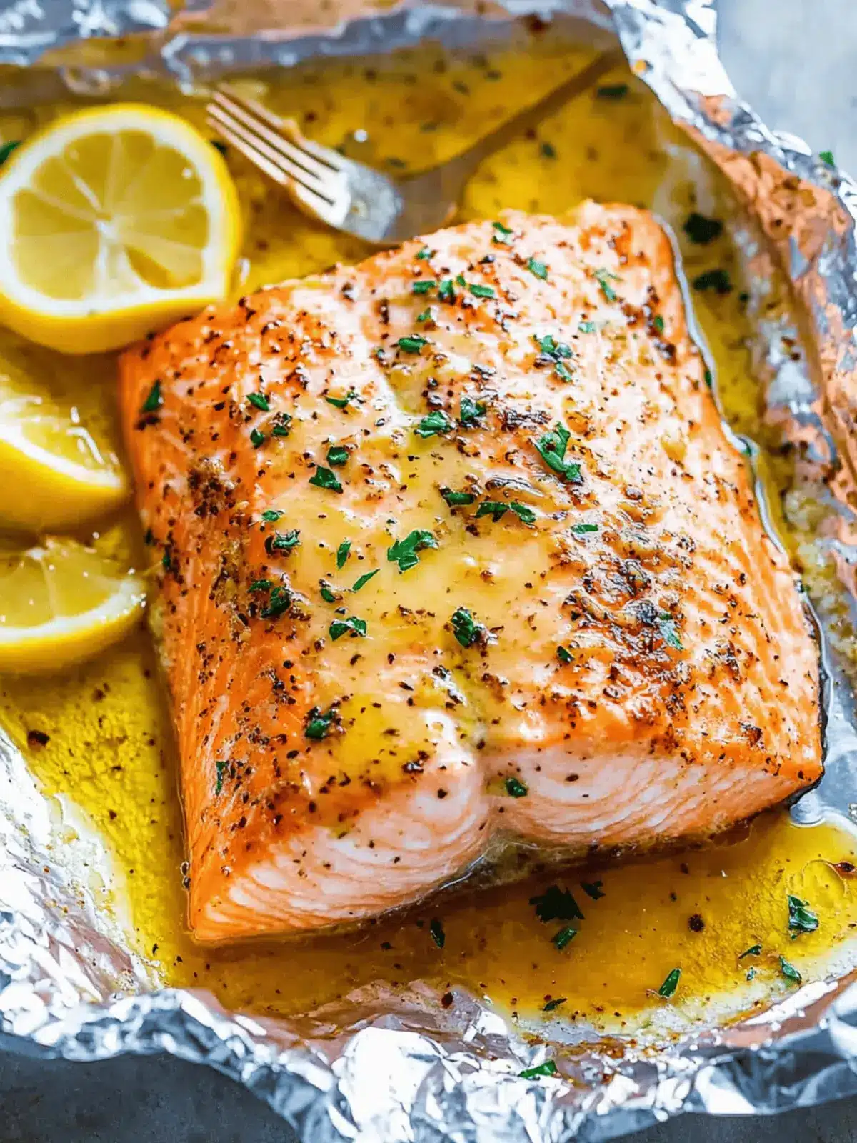 Sheet Pan Lemon Garlic Butter Salmon